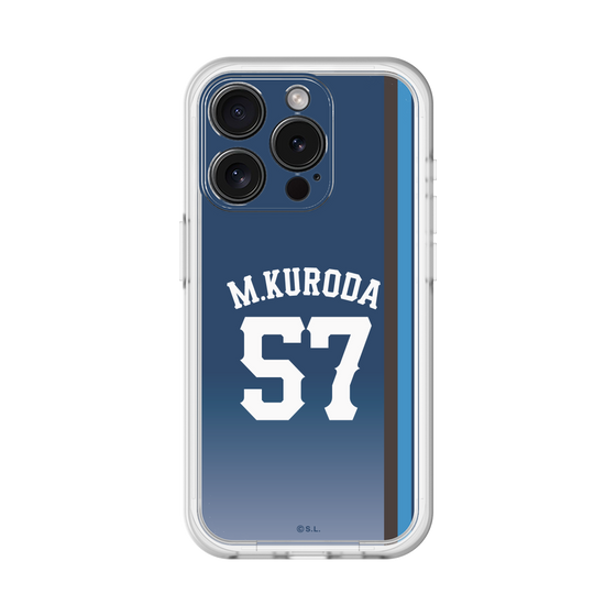 スリムプロテクションプレミアムケース［ 埼玉西武ライオンズ- #57 KURODA - ビジター ］