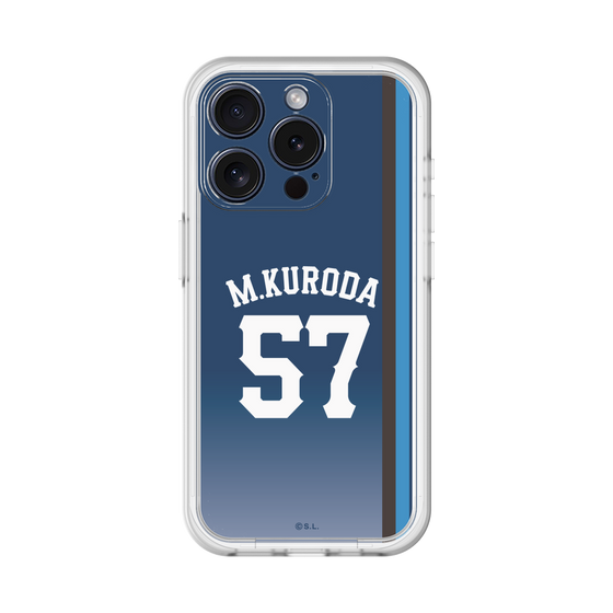 スリムプロテクションプレミアムケース［ 埼玉西武ライオンズ- #57 KURODA - ビジター ］