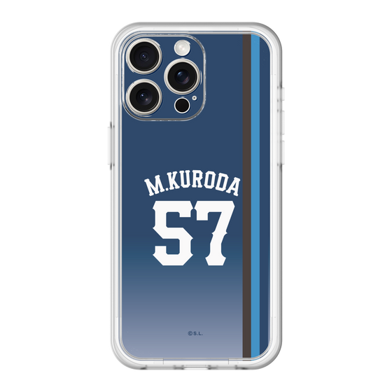 スリムプロテクションプレミアムケース［ 埼玉西武ライオンズ- #57 KURODA - ビジター ］