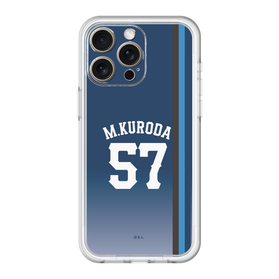 スリムプロテクションプレミアムケース［ 埼玉西武ライオンズ- #57 KURODA - ビジター ］