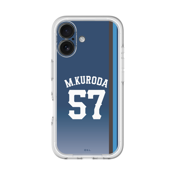 スリムプロテクションプレミアムケース［ 埼玉西武ライオンズ- #57 KURODA - ビジター ］