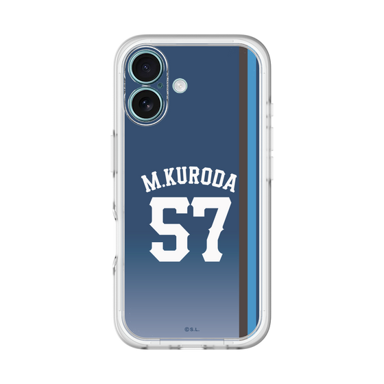 スリムプロテクションプレミアムケース［ 埼玉西武ライオンズ- #57 KURODA - ビジター ］