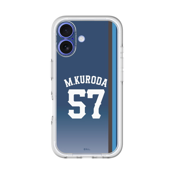 スリムプロテクションプレミアムケース［ 埼玉西武ライオンズ- #57 KURODA - ビジター ］