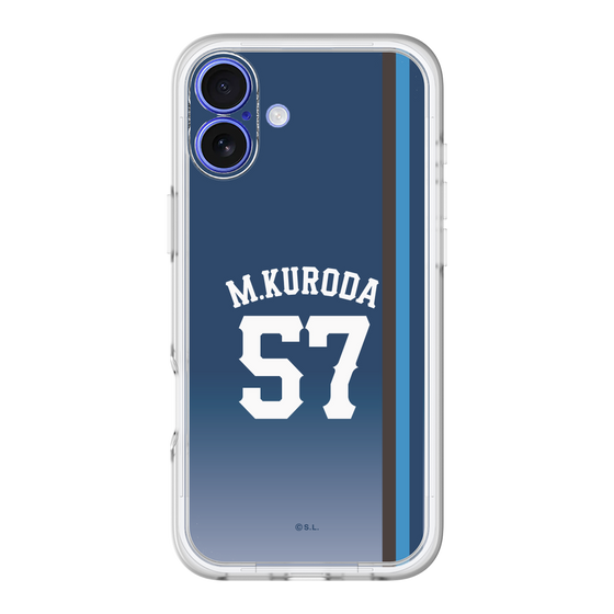 スリムプロテクションプレミアムケース［ 埼玉西武ライオンズ- #57 KURODA - ビジター ］