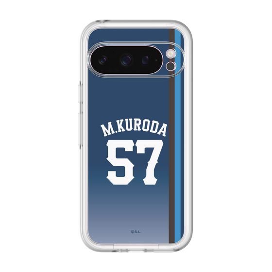 スリムプロテクションプレミアムケース［ 埼玉西武ライオンズ- #57 KURODA - ビジター ］