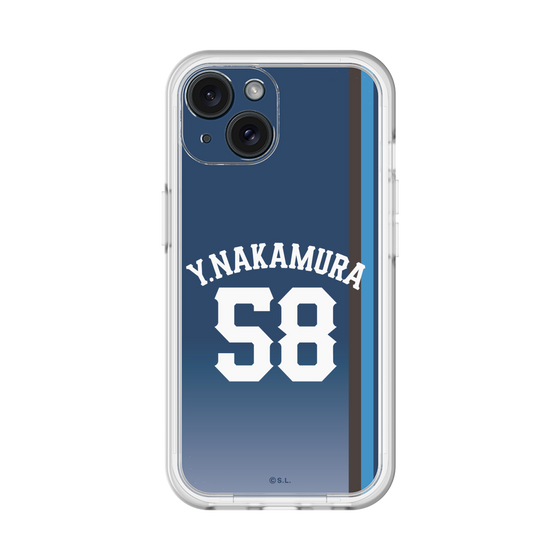 スリムプロテクションプレミアムケース［ 埼玉西武ライオンズ- #58 NAKAMURA - ビジター ］