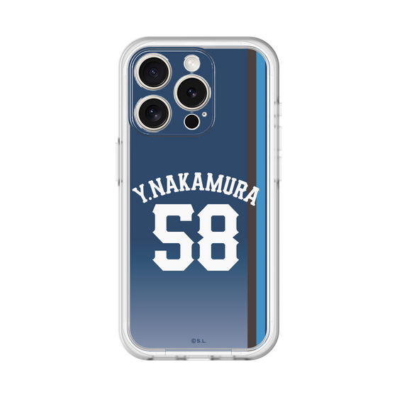 スリムプロテクションプレミアムケース［ 埼玉西武ライオンズ- #58 NAKAMURA - ビジター ］