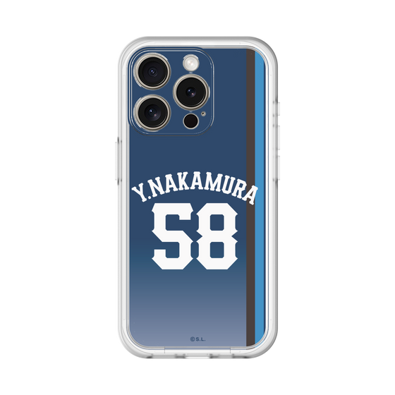 スリムプロテクションプレミアムケース［ 埼玉西武ライオンズ- #58 NAKAMURA - ビジター ］