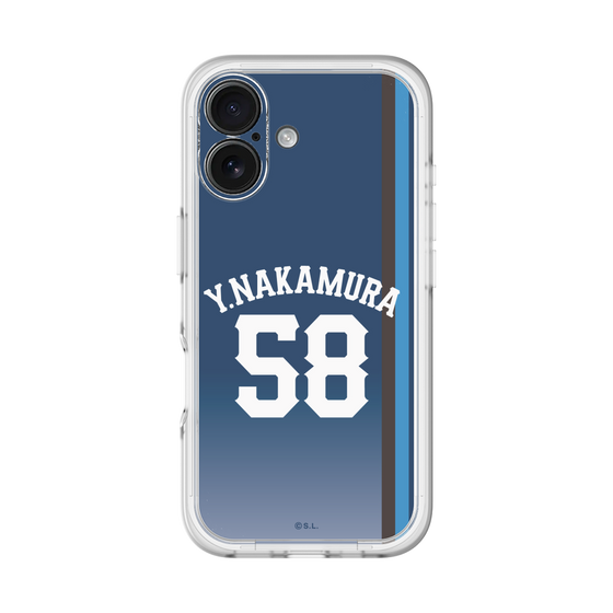 スリムプロテクションプレミアムケース［ 埼玉西武ライオンズ- #58 NAKAMURA - ビジター ］