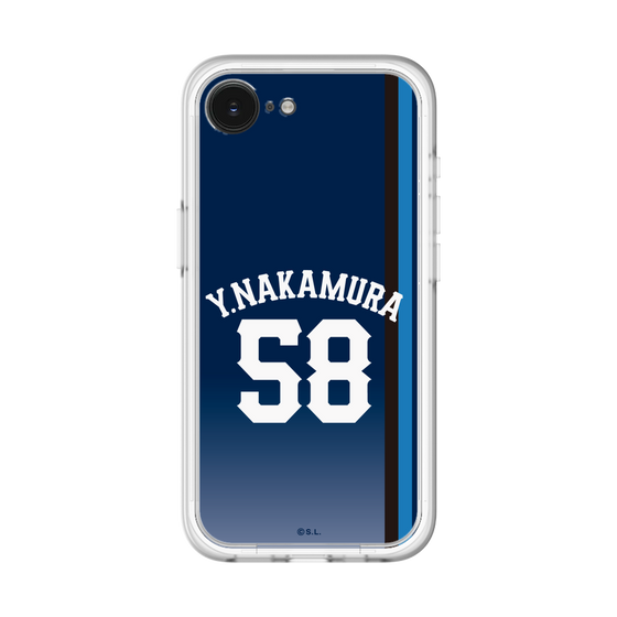 スリムプロテクションプレミアムケース［ 埼玉西武ライオンズ- #58 NAKAMURA - ビジター ］