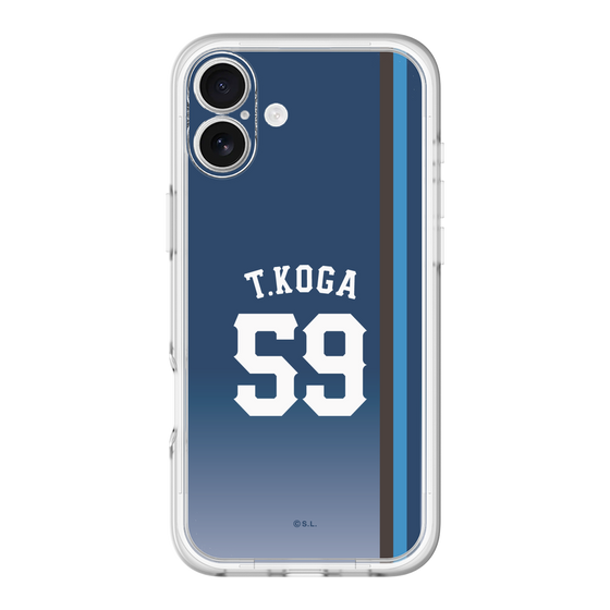 スリムプロテクションプレミアムケース［ 埼玉西武ライオンズ- #59 KOGA - ビジター ］