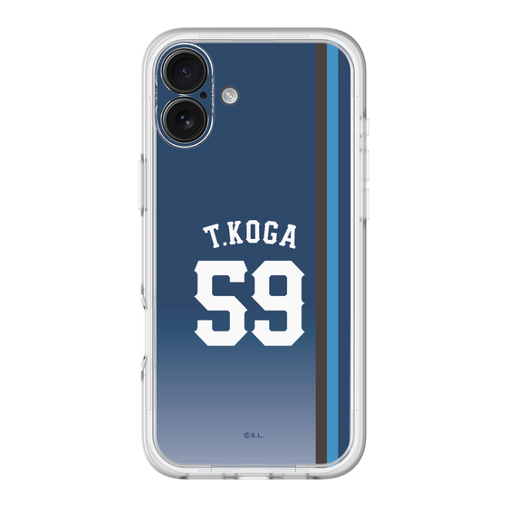 スリムプロテクションプレミアムケース［ 埼玉西武ライオンズ- #59 KOGA - ビジター ］