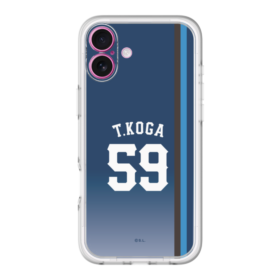 スリムプロテクションプレミアムケース［ 埼玉西武ライオンズ- #59 KOGA - ビジター ］