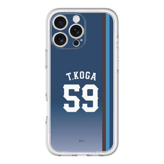 スリムプロテクションプレミアムケース［ 埼玉西武ライオンズ- #59 KOGA - ビジター ］