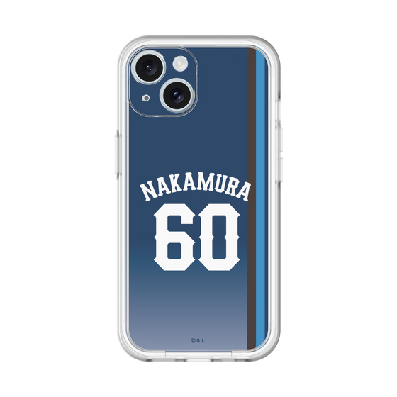 スリムプロテクションプレミアムケース［ 埼玉西武ライオンズ- #60 NAKAMURA - ビジター ］