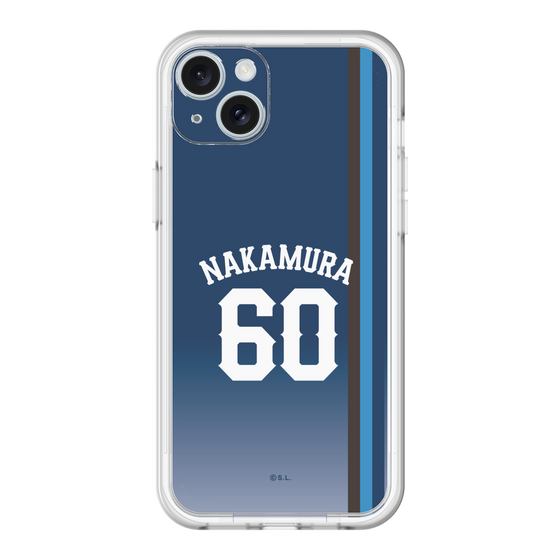 スリムプロテクションプレミアムケース［ 埼玉西武ライオンズ- #60 NAKAMURA - ビジター ］
