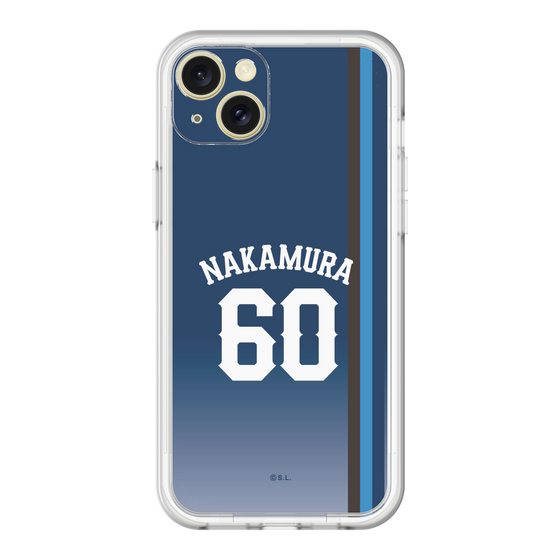 スリムプロテクションプレミアムケース［ 埼玉西武ライオンズ- #60 NAKAMURA - ビジター ］