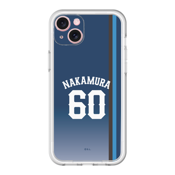 スリムプロテクションプレミアムケース［ 埼玉西武ライオンズ- #60 NAKAMURA - ビジター ］