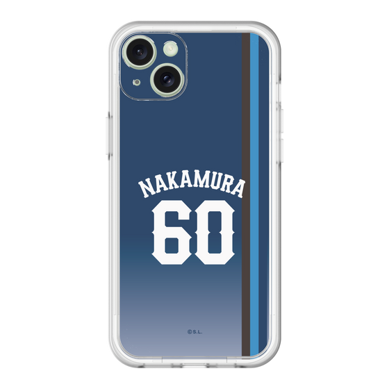 スリムプロテクションプレミアムケース［ 埼玉西武ライオンズ- #60 NAKAMURA - ビジター ］