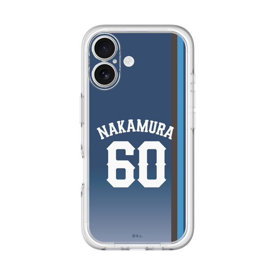 スリムプロテクションプレミアムケース［ 埼玉西武ライオンズ- #60 NAKAMURA - ビジター ］