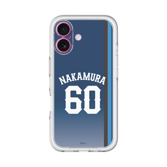 スリムプロテクションプレミアムケース［ 埼玉西武ライオンズ- #60 NAKAMURA - ビジター ］