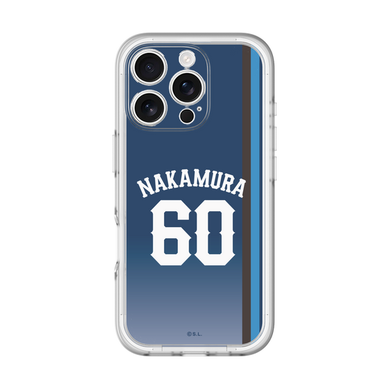 スリムプロテクションプレミアムケース［ 埼玉西武ライオンズ- #60 NAKAMURA - ビジター ］