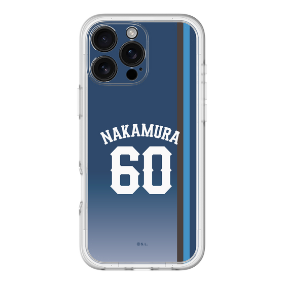 スリムプロテクションプレミアムケース［ 埼玉西武ライオンズ- #60 NAKAMURA - ビジター ］