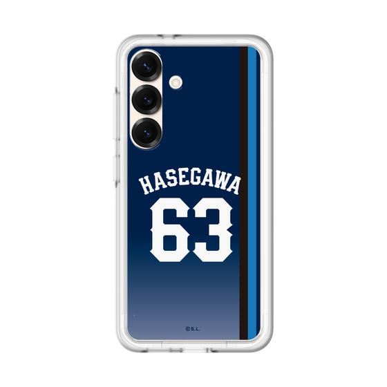 スリムプロテクションプレミアムケース［ 埼玉西武ライオンズ- #63 HASEGAWA - ビジター ］
