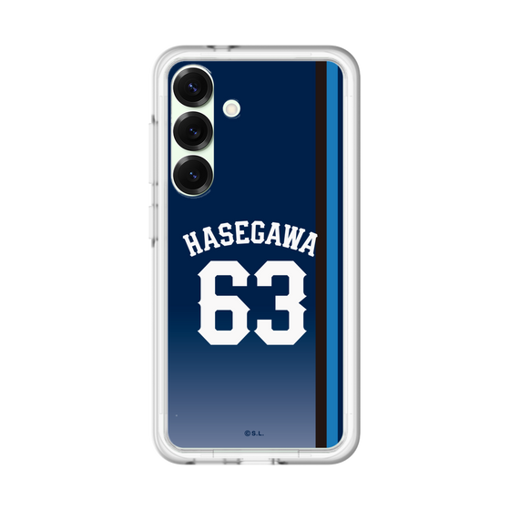 スリムプロテクションプレミアムケース［ 埼玉西武ライオンズ- #63 HASEGAWA - ビジター ］