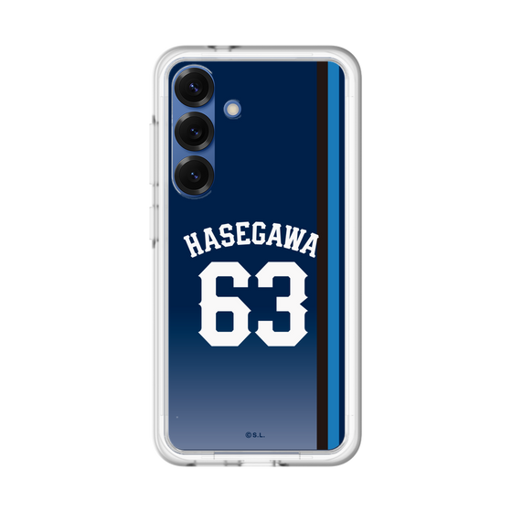 スリムプロテクションプレミアムケース［ 埼玉西武ライオンズ- #63 HASEGAWA - ビジター ］