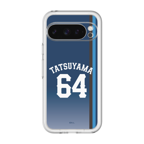 スリムプロテクションプレミアムケース［ 埼玉西武ライオンズ- #64 TATSUYAMA - ビジター ］