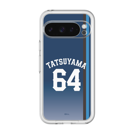 スリムプロテクションプレミアムケース［ 埼玉西武ライオンズ- #64 TATSUYAMA - ビジター ］