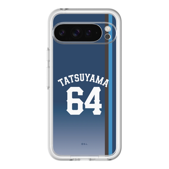 スリムプロテクションプレミアムケース［ 埼玉西武ライオンズ- #64 TATSUYAMA - ビジター ］