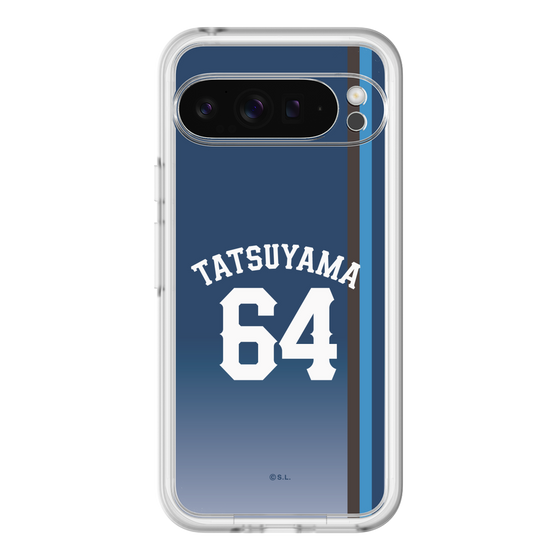 スリムプロテクションプレミアムケース［ 埼玉西武ライオンズ- #64 TATSUYAMA - ビジター ］