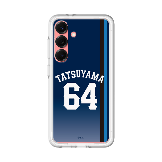 スリムプロテクションプレミアムケース［ 埼玉西武ライオンズ- #64 TATSUYAMA - ビジター ］