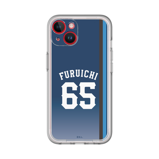 スリムプロテクションプレミアムケース［ 埼玉西武ライオンズ- #65 FURUICHI - ビジター ］