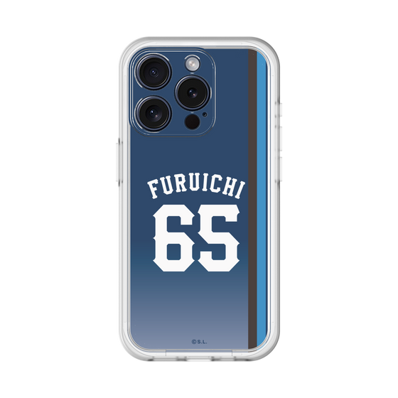スリムプロテクションプレミアムケース［ 埼玉西武ライオンズ- #65 FURUICHI - ビジター ］