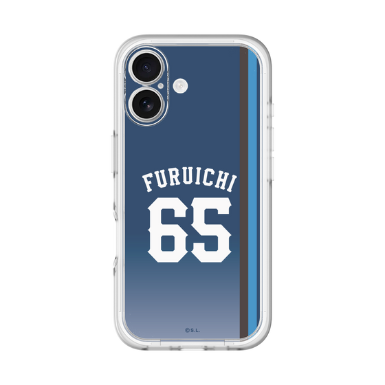 スリムプロテクションプレミアムケース［ 埼玉西武ライオンズ- #65 FURUICHI - ビジター ］