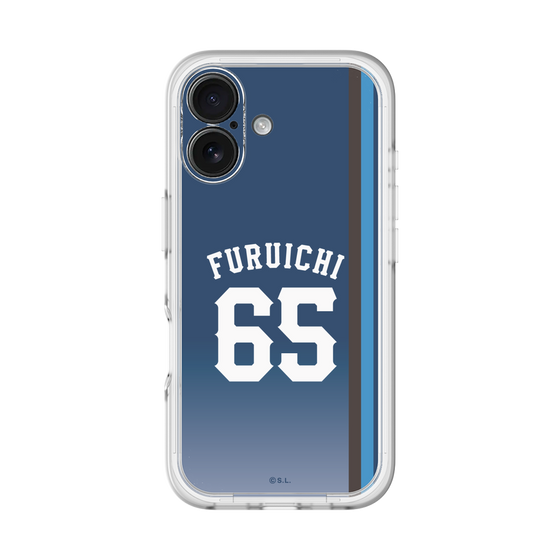 スリムプロテクションプレミアムケース［ 埼玉西武ライオンズ- #65 FURUICHI - ビジター ］