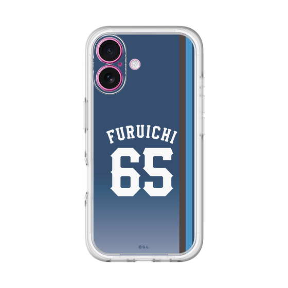 スリムプロテクションプレミアムケース［ 埼玉西武ライオンズ- #65 FURUICHI - ビジター ］