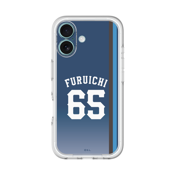 スリムプロテクションプレミアムケース［ 埼玉西武ライオンズ- #65 FURUICHI - ビジター ］