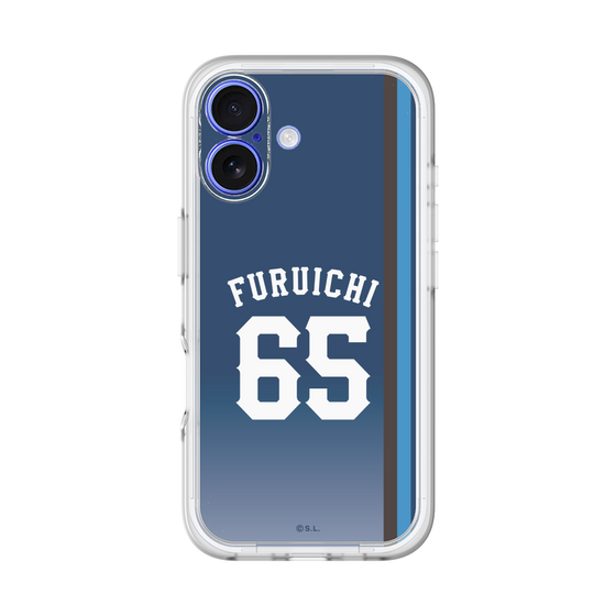 スリムプロテクションプレミアムケース［ 埼玉西武ライオンズ- #65 FURUICHI - ビジター ］
