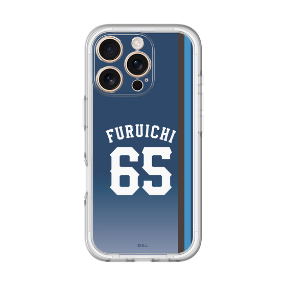 スリムプロテクションプレミアムケース［ 埼玉西武ライオンズ- #65 FURUICHI - ビジター ］
