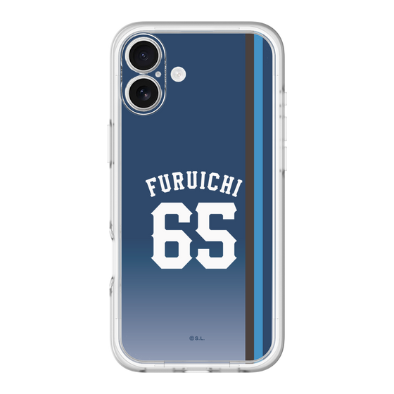 スリムプロテクションプレミアムケース［ 埼玉西武ライオンズ- #65 FURUICHI - ビジター ］