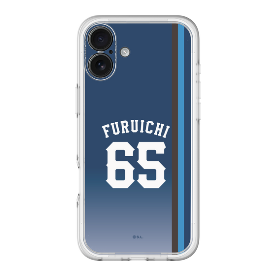 スリムプロテクションプレミアムケース［ 埼玉西武ライオンズ- #65 FURUICHI - ビジター ］