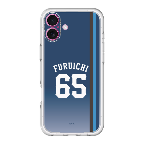 スリムプロテクションプレミアムケース［ 埼玉西武ライオンズ- #65 FURUICHI - ビジター ］