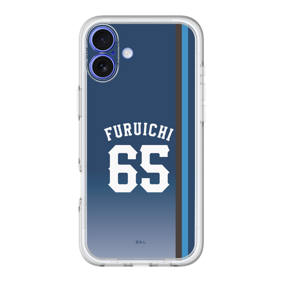 スリムプロテクションプレミアムケース［ 埼玉西武ライオンズ- #65 FURUICHI - ビジター ］