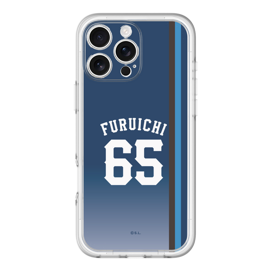 スリムプロテクションプレミアムケース［ 埼玉西武ライオンズ- #65 FURUICHI - ビジター ］