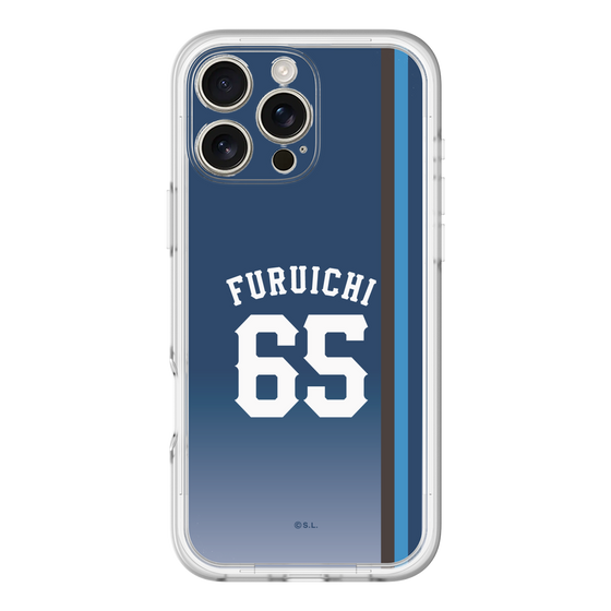 スリムプロテクションプレミアムケース［ 埼玉西武ライオンズ- #65 FURUICHI - ビジター ］