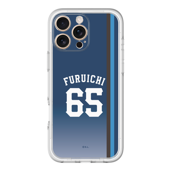 スリムプロテクションプレミアムケース［ 埼玉西武ライオンズ- #65 FURUICHI - ビジター ］